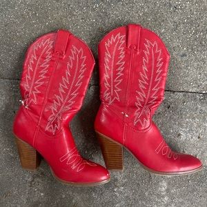 Miranda Lambert Red Cowgirl boots